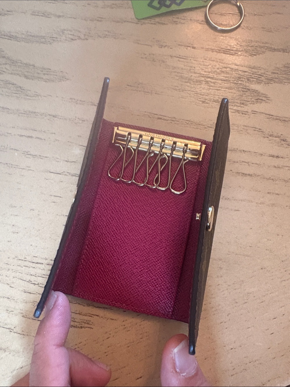 Louis Vuitton Dark Brown Monogram Key Holder - Picture 9 of 10